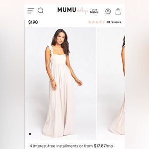 Show Me Your Mumu June Maxi Bridesmaid Dress